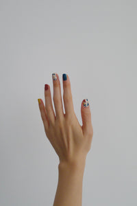 kirafeine gel nail stickers - marble crush